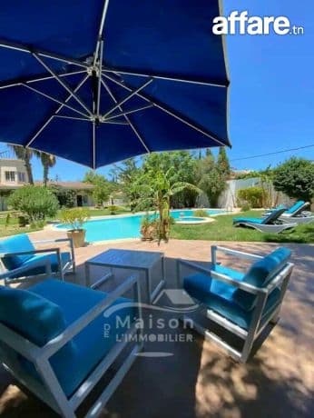 A Louer Villa meublée à La Soukra Chotrana 2