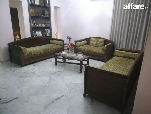 Salon séjour en bois massif