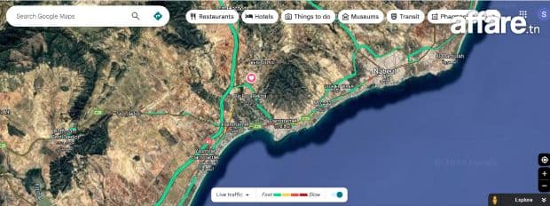Terrain cloturé 2839m2 A Bir Bouregba