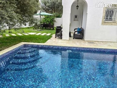 Location estivale: Villa S+3 avec piscine à louer à Hammamet