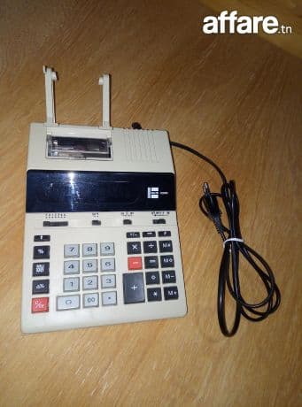 calculatrice électronique avec rouleau - Excellent état!