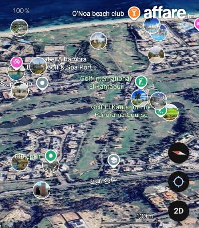 Villa luxeuse  direct golf kanatoui avec piscine 