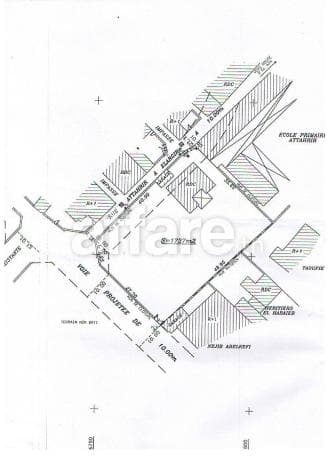 Terrain de 1430 m² Route EL AIN km 2