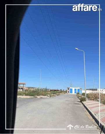 terrain viabilisé à soukra valley 