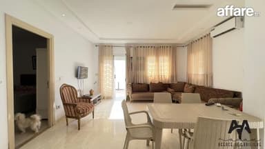 RDC de villa S+2 Meublé à Mrezga, Nabeul