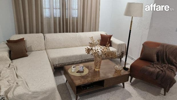 Salon avec salle à manger 