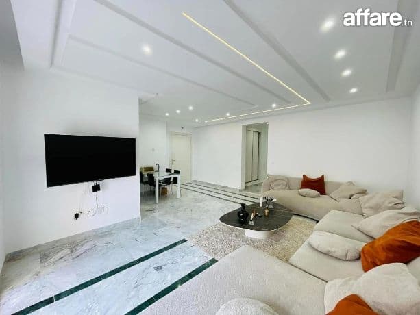 🏡 À LOUER – Luxueux Appartement S+3 meublé à Cité Ennasr 2