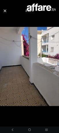 location étage maison S+2 la goulette 