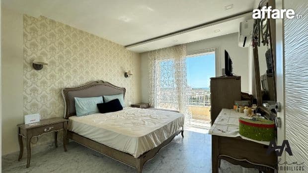 appartement S+2 meublé vue de mer à Nabeul