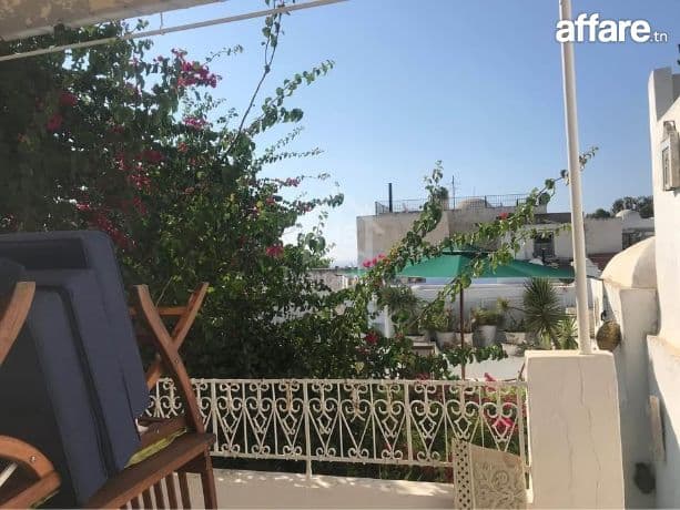 Maison arabe S+2 meublée à vendre à Hammamet centre ville