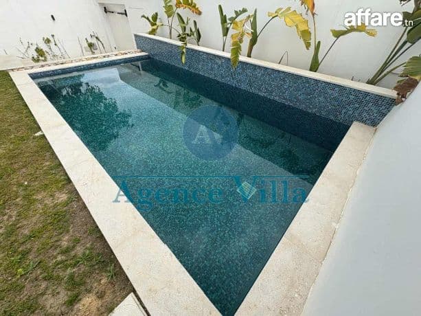 une villa s3 à gammarth avec piscine et jardin 