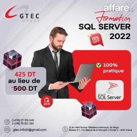 Formation Base de données SQL Server 2022