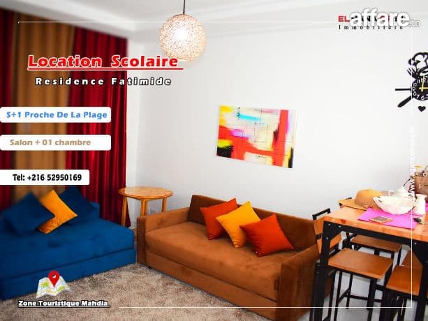à louer pour la saison scolaire app s+1 rz fatimides