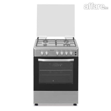 CUISINIÈRE À GAZ BRANDT 60X60CM EN INOX DANS L'EMBALLAGE