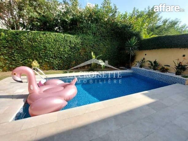 Villa S+3 avec piscine à la Soukra MVL0670