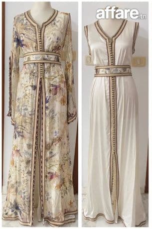 Kaftan Marocain en Soie