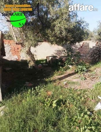 #Terrain #Clôturé #Titré [#300m²] #Hamada #Hammam Sousse 