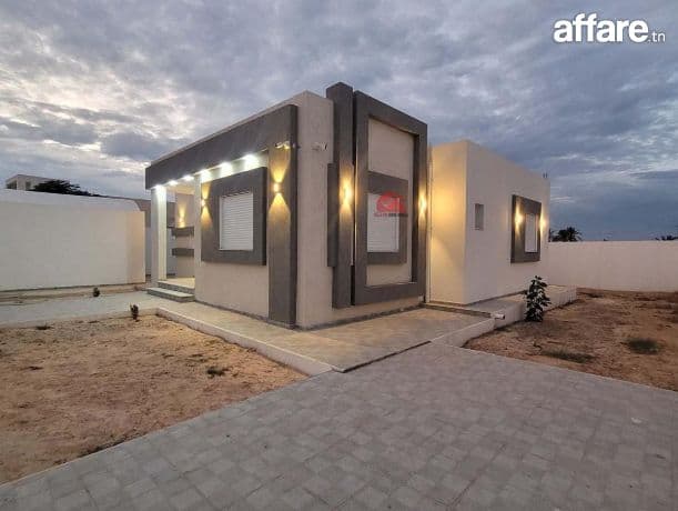 Vente villa de plain pied à Houmt Souk Djerba ZU