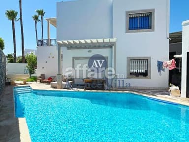 A louer une villa meublée avec piscine à la Marsa
