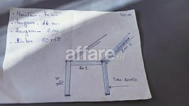 Grandes tables métalliques polyvalentes Buffet Événementie