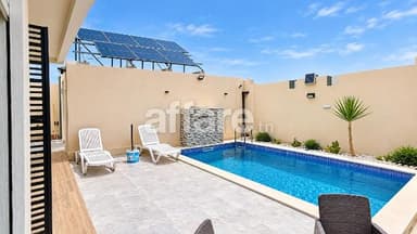 Une magnifique villa avec piscine