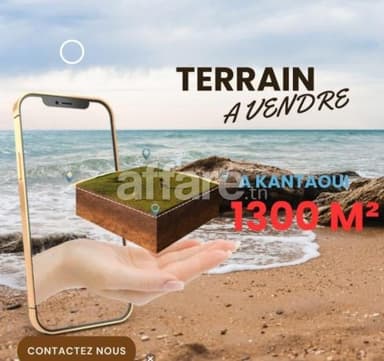 Magnifique Terrain de 1300 m² Pied dans l eau à kantaoui