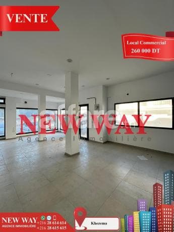 Local Commercial Mur Fait le Coin à khezema