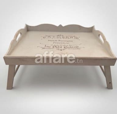 Plateau de lit - en bois occasion