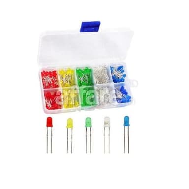 Lot de 150 LED avec boîtier plastique
