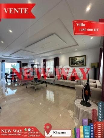 Villa à Khezema ouest dans un quartier résidentiel