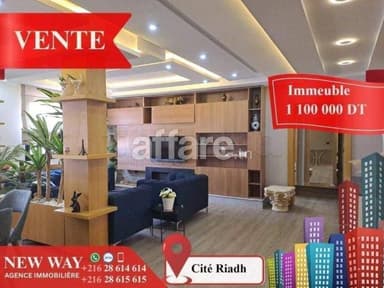 Propriété idéal pour investissement immeuble à Cité Riadh
