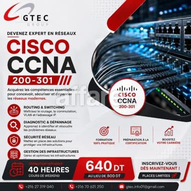 Devenez Administrateur Réseaux Cisco CCNA 200-301