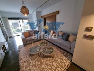 A louer Appartement S+2 Meublé à Sidi Daoued