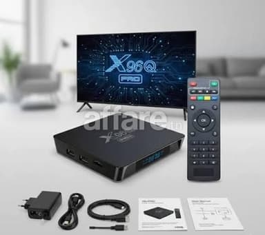 Android Box TV 2 16GB X96Q PRO 2 4-5G 1 ans abonn