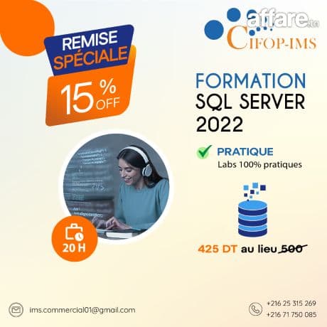 Formation SQL – Maîtrisez le langage des bases de données 
