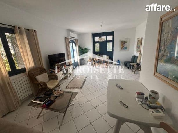 Duplex s2 meublé vue sur mer à Gammarth MVL1751