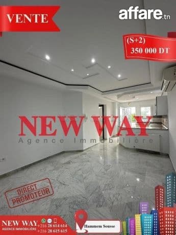(S+2) Direct Promoteur à Hammem Sousse, Prés de la Mer