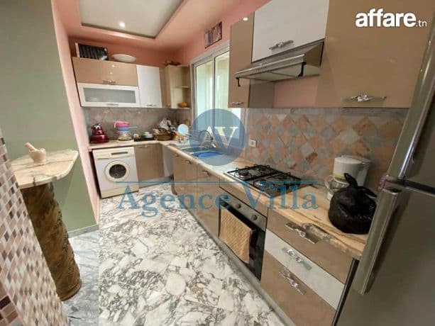 un appartement s2 meublé à gammarth