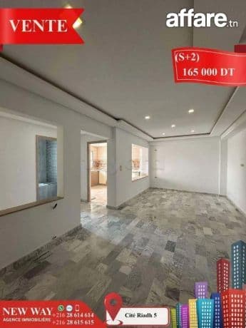 (S+2) à Cité Riadh 5