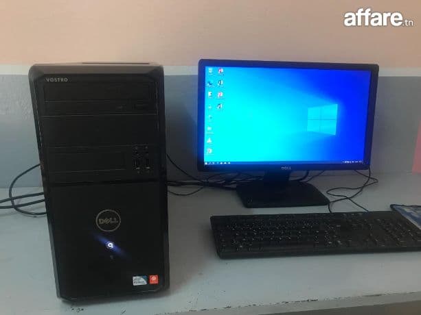 a vendre pc bureau dell vostro complet
