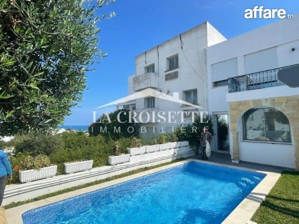 Appartement s2 avec piscine et jardin à Gammarth ZAL2197