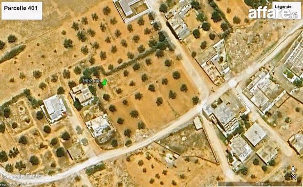 #Terrain #Vue de Mer [#1653m²] #Prés de #Koussour Gharnata