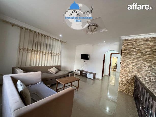 A Louer S+2  meublé au RDC à Khzema EST 