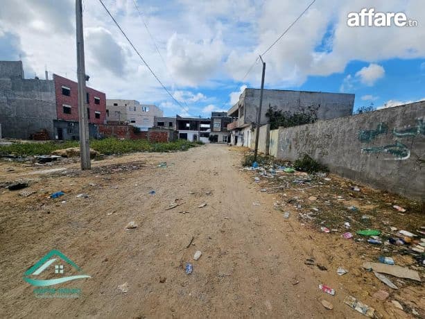 أرض سكنية 144 م² في حي النور بقليبية