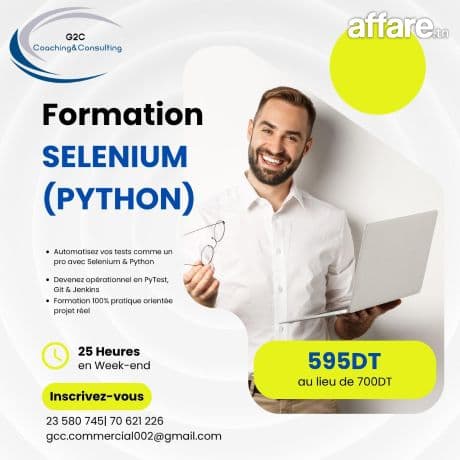 Formation Sélénium Python 