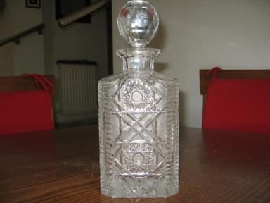 carafes en cristal de bohême