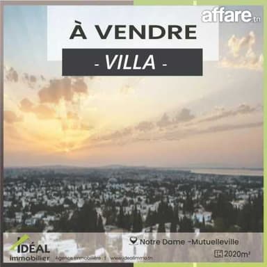 AV Terrain de 2020m² à Notre Dame MutuelleVille