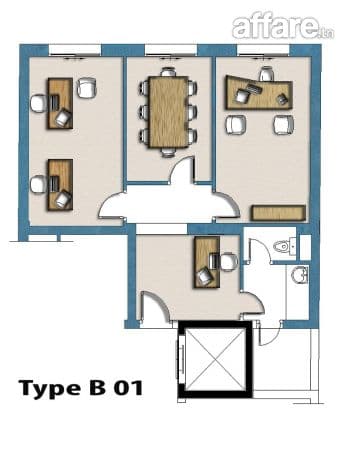 Loue local à usage professionnel 