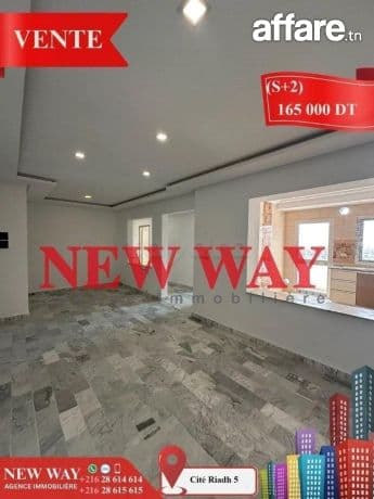 (S+2)  à Cité Riadh 5