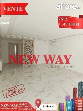 (S+2) Directe Promoteur à Sahloul 4